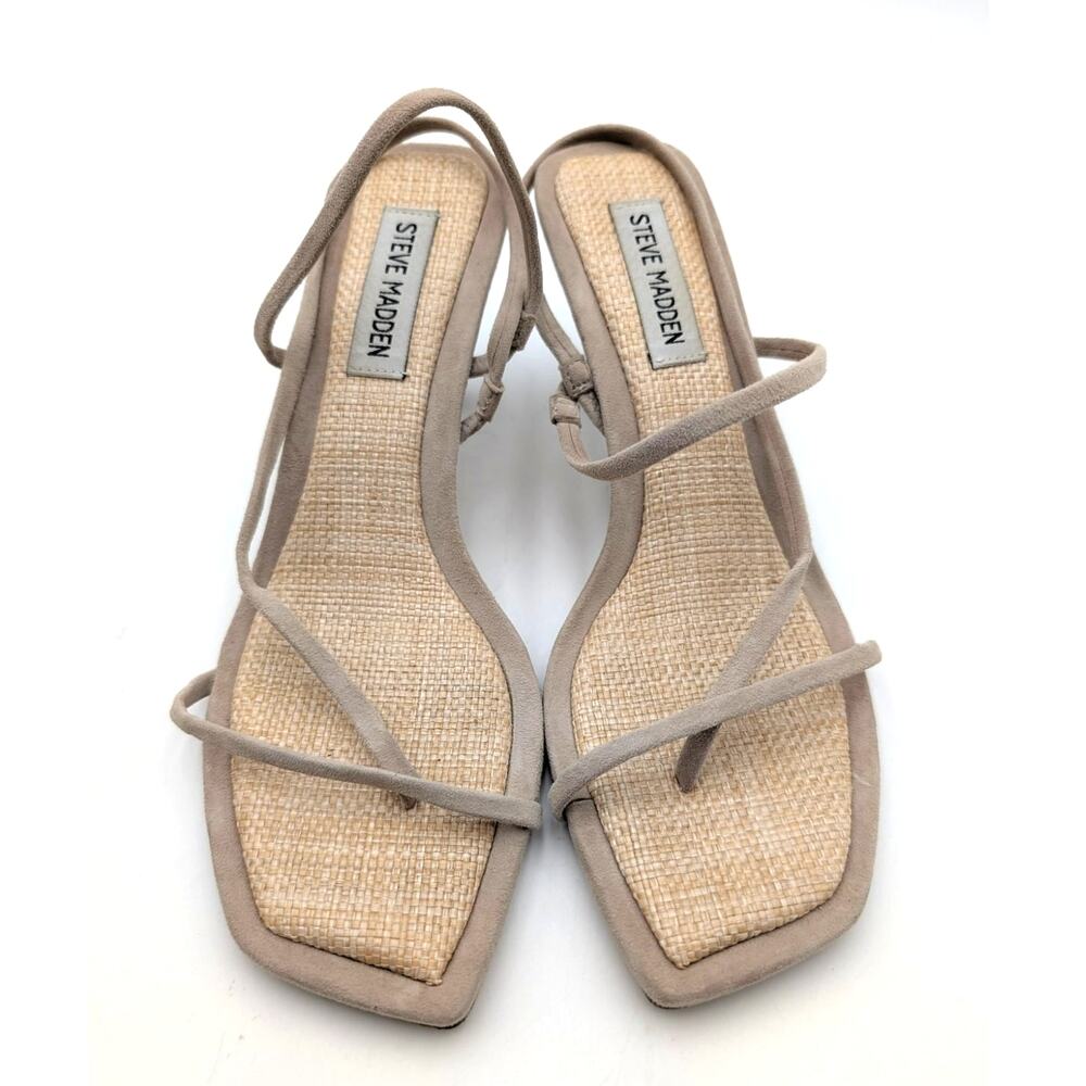 Steve Madden Lock Heel Sandal Open Toe Women's Ta… - image 3